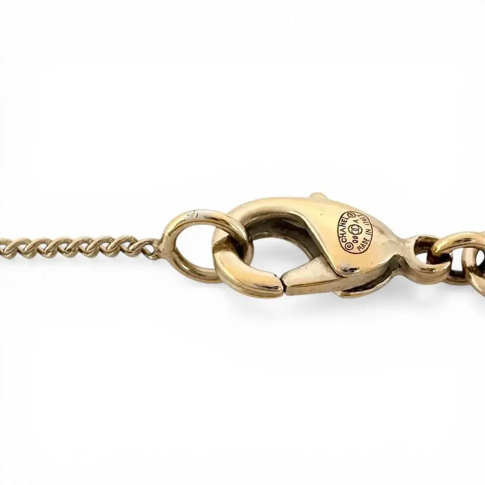 Chanel Cc Logo Pendant Necklace Metal #266498C84B